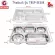 ThaiBULL model TBSP-5E304, stainless steel tray tray, 5 channels, Food Tray (Stainless Stell 304) with a lid (PP)