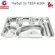 ThaiBULL model TBSS-6E304 Stainless steel tray tray 6 channels Food Tray (Stainless Stell 304) with lid (PP)