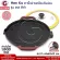 Han Ku Electric Grill Pen Marble coated grill, model 012 with glass lid (black)