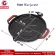 Han Ku Electric Grill Pen Marble coated grill, model 012 with glass lid (black)