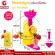 Getzhop Sri Mu & Fruit Ice Cream Nostralgia Fruit Fro Frutti - (Yellow/Fuchsia)