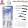 Getzhop stainless steel knife set, scissors, knives, plastic butterfinder, set, kitchen knives, 7 multi -purpose stainless steel kitchen (silver)