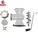 Meat Mincers MEAT Grinder Crank MEAT GROTER LARGE Table 10 180mm. Stainless steel -silver