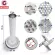 Getzhop Pork Ground Machine Crank Minced Minced Minced Pork Jing Fan Grinding Stainless Steel -Silver Free! Reserve equipment and spare parts + pipes (stainless steel)