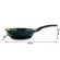 Getzhop Teflon coated pan, deep bottom 28 cm black & white - (blue)