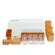 GetZhop กล่องเก็บเครื่องปรุง ABS Kitchen Organizer MultiFunctional – White/Gold