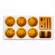 GetZhop กล่องเก็บเครื่องปรุง ABS Kitchen Organizer MultiFunctional – White/Gold