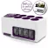Getzhop ABS Kitchen Organizer Multifunctional - White/Purple