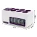 Getzhop ABS Kitchen Organizer Multifunctional - White/Purple