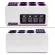Getzhop ABS Kitchen Organizer Multifunctional - White/Purple