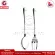 Getzhop Special Stainless Square Set 304 Special Thick texture model SF14 Length 14 cm. (1 pair)