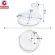 Getzhop, 1 Mara Plastic Lamp, Spare Parts, Sliced, Chopped Ground Model MR-1268 (Clear Color)