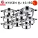 House Worth, 16-piece stainless steel kitchen utensils, stainless steel pots with a kitchen coat set / Stainless Stell Cookware model KS-16S.
