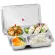ThaiBULL, food tray with 4 stainless steel trays, TBSS-4L (Stainless Stell 304), free! Spoon, chopsticks
