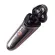 Getzhop เครื่องโกนหนวดไฟฟ้า 3 หัว Electric shaver FLY Coz รุ่น FS363 สีน้ำตาล