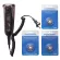 Getzhop เครื่องโกนหนวดไฟฟ้า 3 หัว Electric shaver FLY Coz รุ่น FS363 สีน้ำตาล