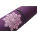 Yoga mat bags There is a zipper in front. And there are 4 dark purple holes