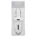 The charger in the car is plugged in the USB with odor - white.