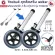 Getzhop Walker Wheel Wheel Wheel Wheel Walker Toll Tile with 2 Piece Break (Front) model YC8201S