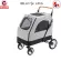 Bello Pet Cart Dog Cat Cat Cat Cart Model Foldable L01G Dog Car 55kg. (Gray)