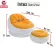 Intex โซฟาเป่าลมเบาะวางขา โซฟา เบาะนั่ง (สีขาว/ฟ้า) แถมฟรี! ที่สูบลม