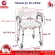 Thaibull เก้าอี้นั่งอาบน้ำมีล้อ รุ่น DC-005W เก้าอี้นั่งผู้สูงอายุ เก้าอี้อลูมิเนียม เคลื่อนย้ายได้ แถมฟรี! แผ่นกันลื่นและขาเปลี่ยน