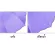 Getzhop shade, rainproof, water, front pattern, shade, 90 centimeters wide, foldable umbrella- purple