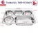 ThaiBULL Stainless Steel Stainless Steel Tray, 5 hole tray tray with Food Tray (Stainless Stell 304) TBSS-5E304CY