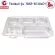ThaiBULL Stainless Steel Stainless Steel Tray, 5 hole tray tray with Food Tray (Stainless Stell 304) TBSS-5E304CY