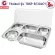 ThaiBULL Stainless Steel Stainless Steel Tray, 5 hole tray tray with Food Tray (Stainless Stell 304) TBSS-5E304CY