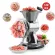 Getzhop Multipurpose Ground Pork Ground Machine Crou on hand -sized stainless steel (Silver)
