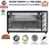 House Worth Multipurpose Oven, Top, Grilled, Chicken Cake, 60 liters, HW-EO05 (Thai Insurance)