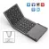 Becao Mini Foldable Keyboard Bluetooth คีย์บอร์ดไร้สายแบบพับได้พร้อมทัชแพดสำหรับ Windows, Android, Ios Tablet Ipad Phone