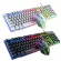 Gaming Keyboard RGB Backlit Keyboard USB Wired Gaming Mouse Set Keyboard Mouse Kit Gamer Ergonomic Mechanical Feel for PC LAP