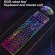 Gaming Keyboard RGB Backlit Keyboard USB Wired Gaming Mouse Set Keyboard Mouse Kit Gamer Ergonomic Mechanical Feel for PC LAP