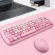 Mofii Wireless Keyboard and Mouse Ergonomic Notebook Home Office USB Keyboard Optical Mouse Mixed Color Version