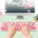 Mofii Wireless Keyboard and Mouse Ergonomic Notebook Home Office USB Keyboard Optical Mouse Mixed Color Version