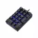 Motospeed K23 Keyboard USB WIRED NUMERIC Mechanical Keyboard 21 Keys Blue Backlight Keyboard with Oathmu Blue Switch USB Type-C