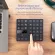 Keyboard Mini Keyboard Wireless Number Pad Rechargeable Keypad For Lap Pc 35 Keys One Hand Ergonomic Game Keypad