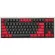 Gaming Bla with Red PBT Eycap O Profile Baclit Eycaps for Mechanic Eyboard 104 Eys Diy Accessories