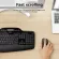 Logitech MK710 112 Keys Keyboard 6 Buttons Mouse Combs Set 2.4GHz Wireless Ergonomic Optical Mice for Office Home Desktop Laptop