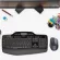 Logitech MK710 112 Keys Keyboard 6 Buttons Mouse Combs Set 2.4GHz Wireless Ergonomic Optical Mice for Office Home Desktop Laptop