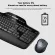 Logitech MK710 112 Keys Keyboard 6 Buttons Mouse Combs Set 2.4GHz Wireless Ergonomic Optical Mice Home Desktop Laptop