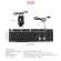 BECAO PC Gamer LED Gaming Keyboard and Mouse with 2.4G, Gamer Keyboard keyboard, glowing keyboard set