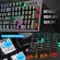 HP GK100F, real keyboard, mechanical, backlight, backlight, keyboard 104, Anti-Key LED keyboard, adjustable for PC Office Home