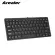 RL-K7 Mini Wired USB Keyboard 78 Keys Small Waterproof Keyboard for Notebook PC Desk Computer Office