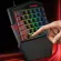 InKer Gaming Keyboard One-Handdddddd Mechanical Keyboard LED Mini Keypad for Mobile Game PC PS4 LOL Games