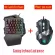 Gaming Wireless Keyboard Mouse Mini Keyboard Keypad With Led Backlight 35 Keys One-Handed Keyboard For Lol/pubg/cf