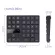 2.4g Usb Wireless Numeric Keypad 35 Keys Charging Digital Keyboard Mini Numpad