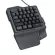 One-Handd Gaming Keyboard Mechanical Ergonomic Game Keypad 35KEYS LED Backlit Mobile Phone Ergonomic Keyboard
